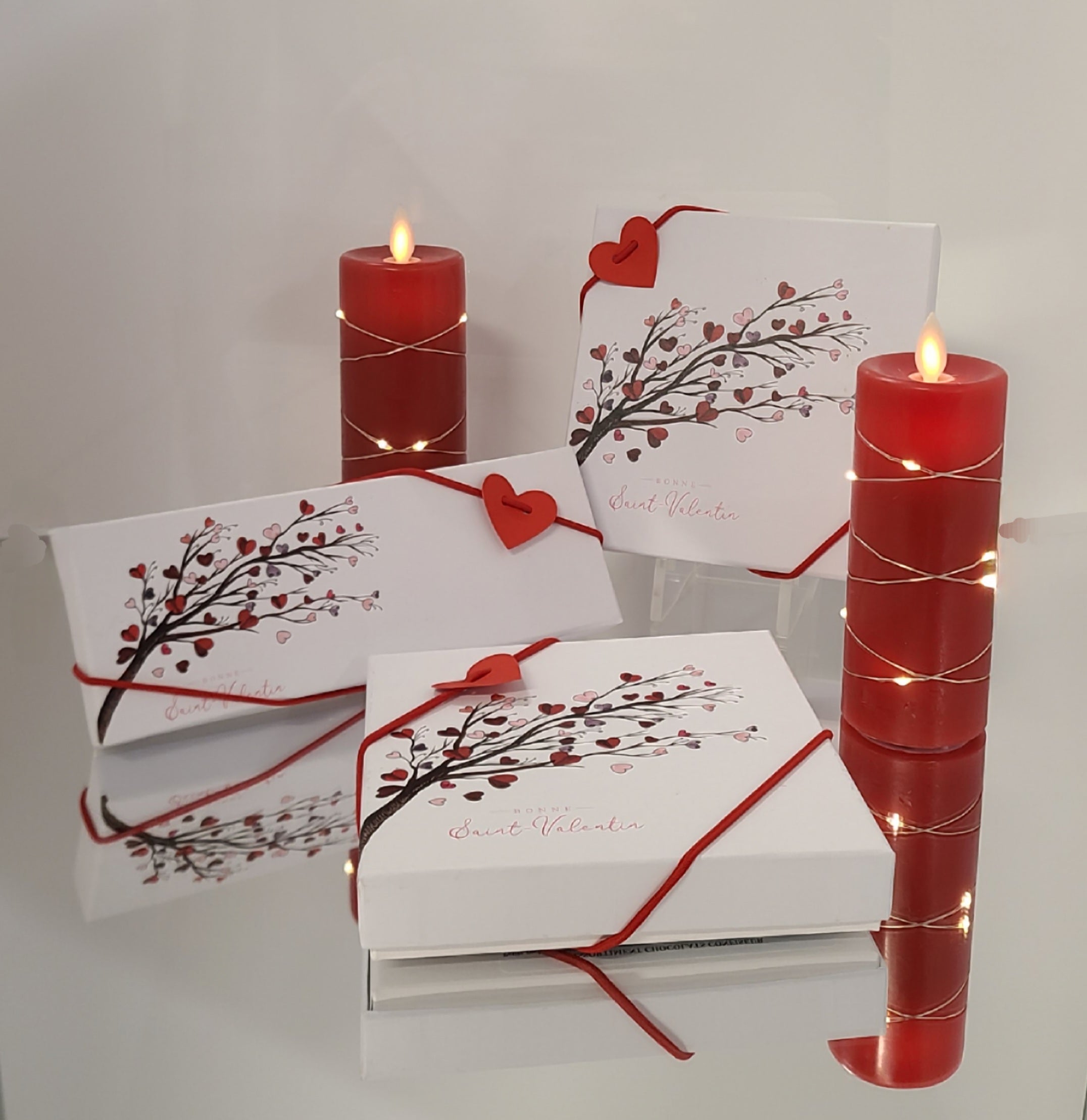 Boîte carré Arbre à Coeurs