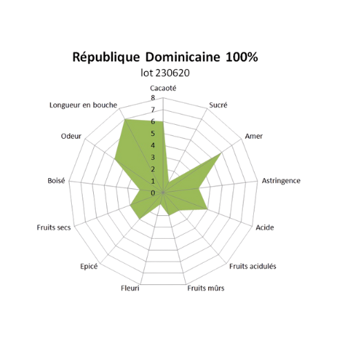 Bloc de pâte de cacao République Dominicaine Yamasa 100% BIO - 0.9kg