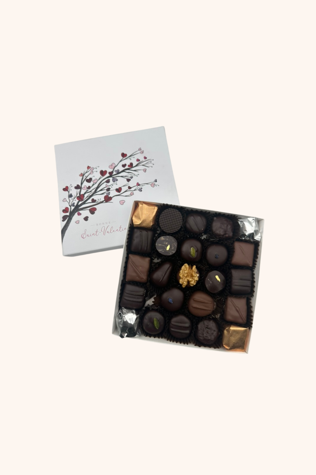 Boîte carré Arbre à Coeurs