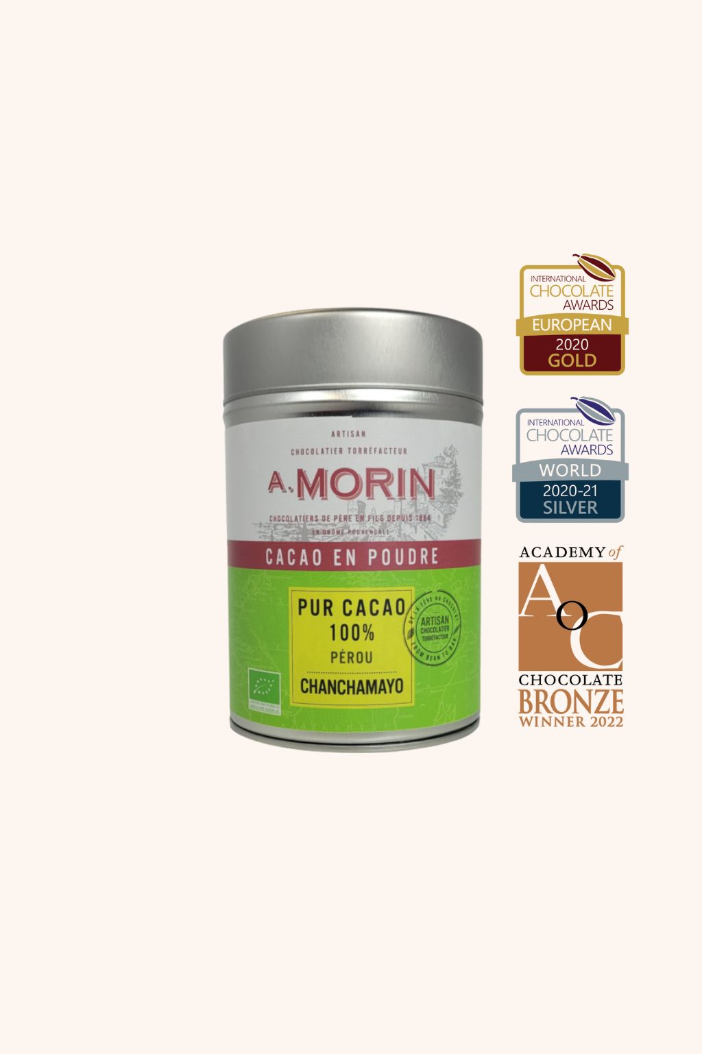 Poudre Pérou Chanchamayo 100% en boîte - 200g