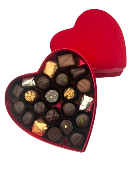 Grande boîte Coeur velours 240g