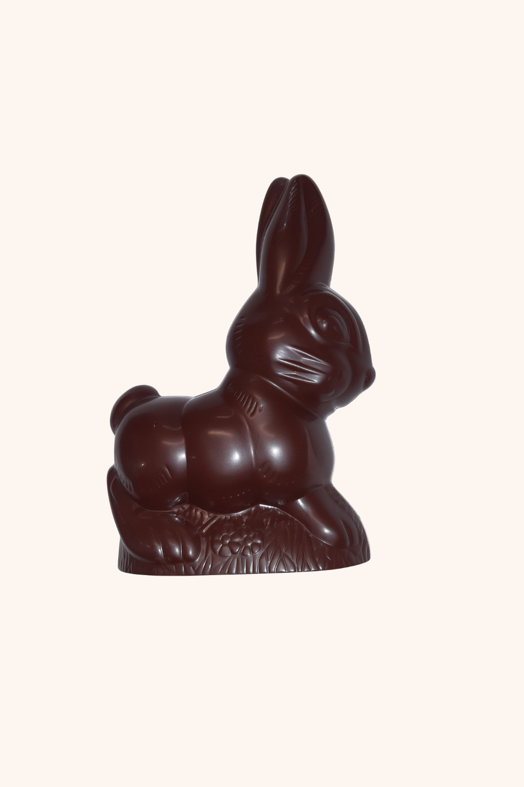 Moulage Lapin petite fleur Noir
