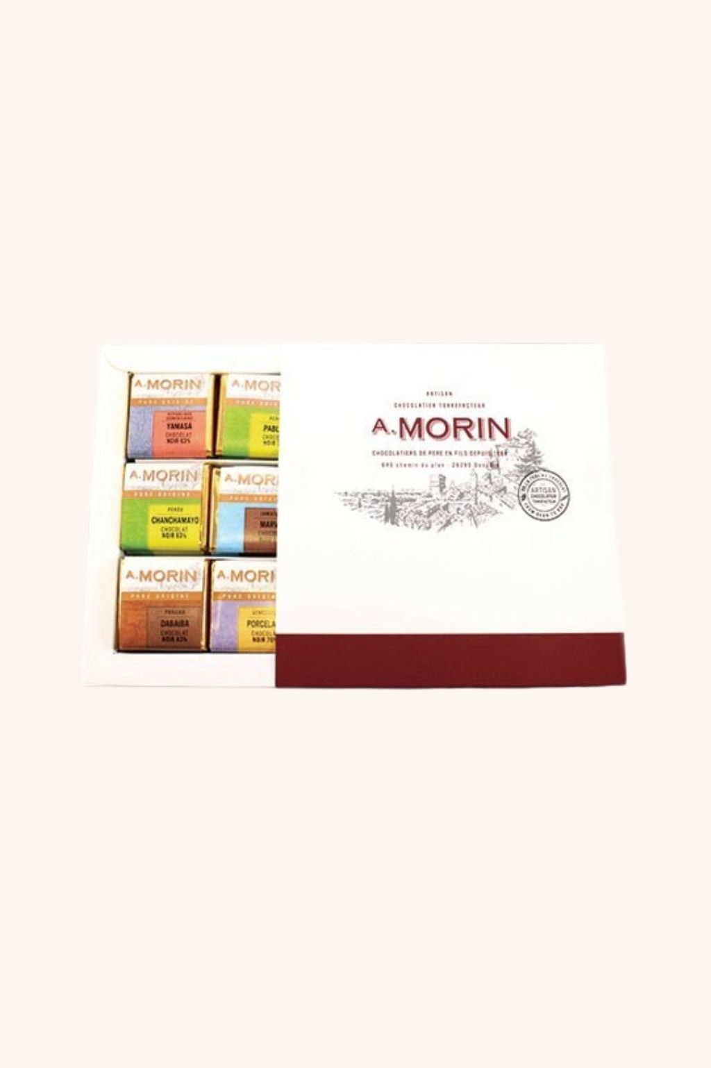 Boîte Tour du Monde des Napolitains Chocolat Noir - 120g