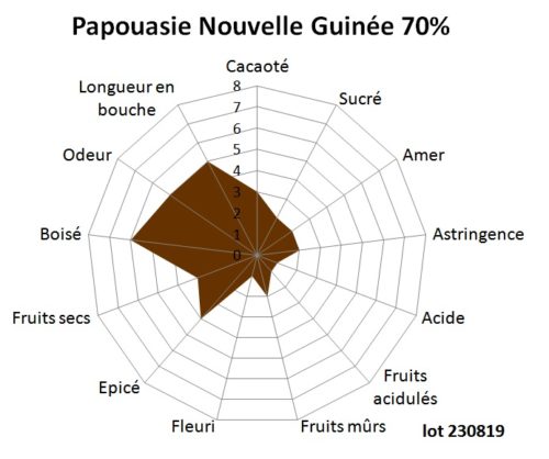 Papouasie Nouvelle Guinée 70% 230819 Bloc de chocolat noir Papouasie Nouvelle Guinée Sido 70% 1kg – Image 4