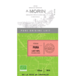 Tablette de chocolat au lait Pérou Piura 48% BIO 100g