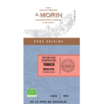 Tablette de chocolat noir République Dominicaine Yamasa 63% BIO 100g
