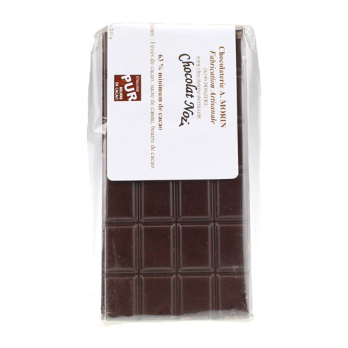 tablette-noir Tablettes de chocolat noir "Tradition" 63% 200g – Image 1