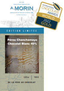 Tablette de chocolat blanc Pure Origine