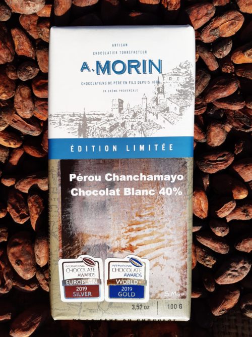 20210308_164826 Tablette de chocolat blanc Pérou Chanchamayo 40% 100g – Image 3
