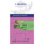 Tablette de chocolat noir à l'huile essentielle Basilic 63% 100g – Image 3