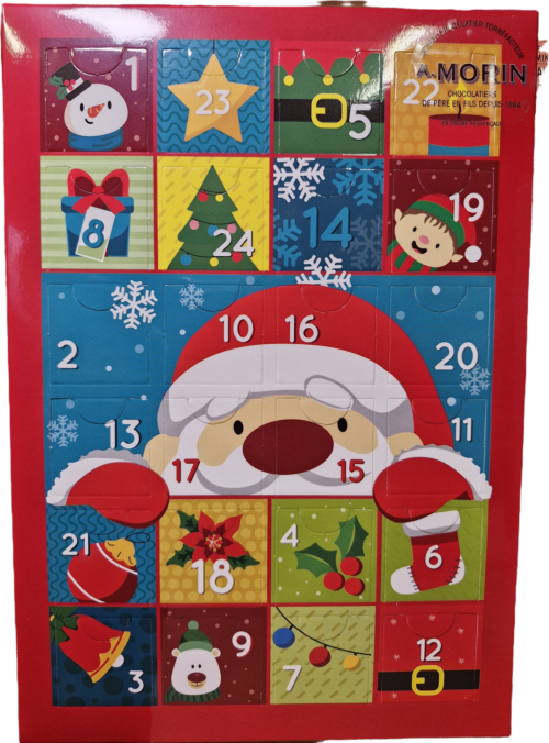 Père Noël 2024 - 2 Calendrier de l'Avent "Père Noël curieux" pour 1 personne – Image 1