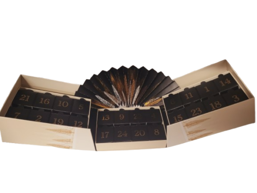Calendrier éventail semi ouvert 3 Calendrier de l'Avent "Eventail" pour 2 personnes – Image 1